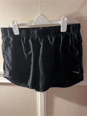Calvin Klein Women's Black Athletic Running Shorts